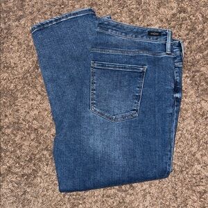 Liverpool Los Angeles Blue Denim Jeans Kennedy straight leg crop 16W new no tag